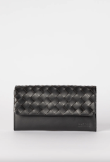 O My Bag Pau's pouch - black woven classic leather