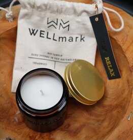 Wellmark Mini geurkaars amber - Let's get cozy