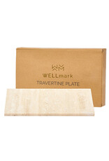 Wellmark Schaal - Travertine rechthoek