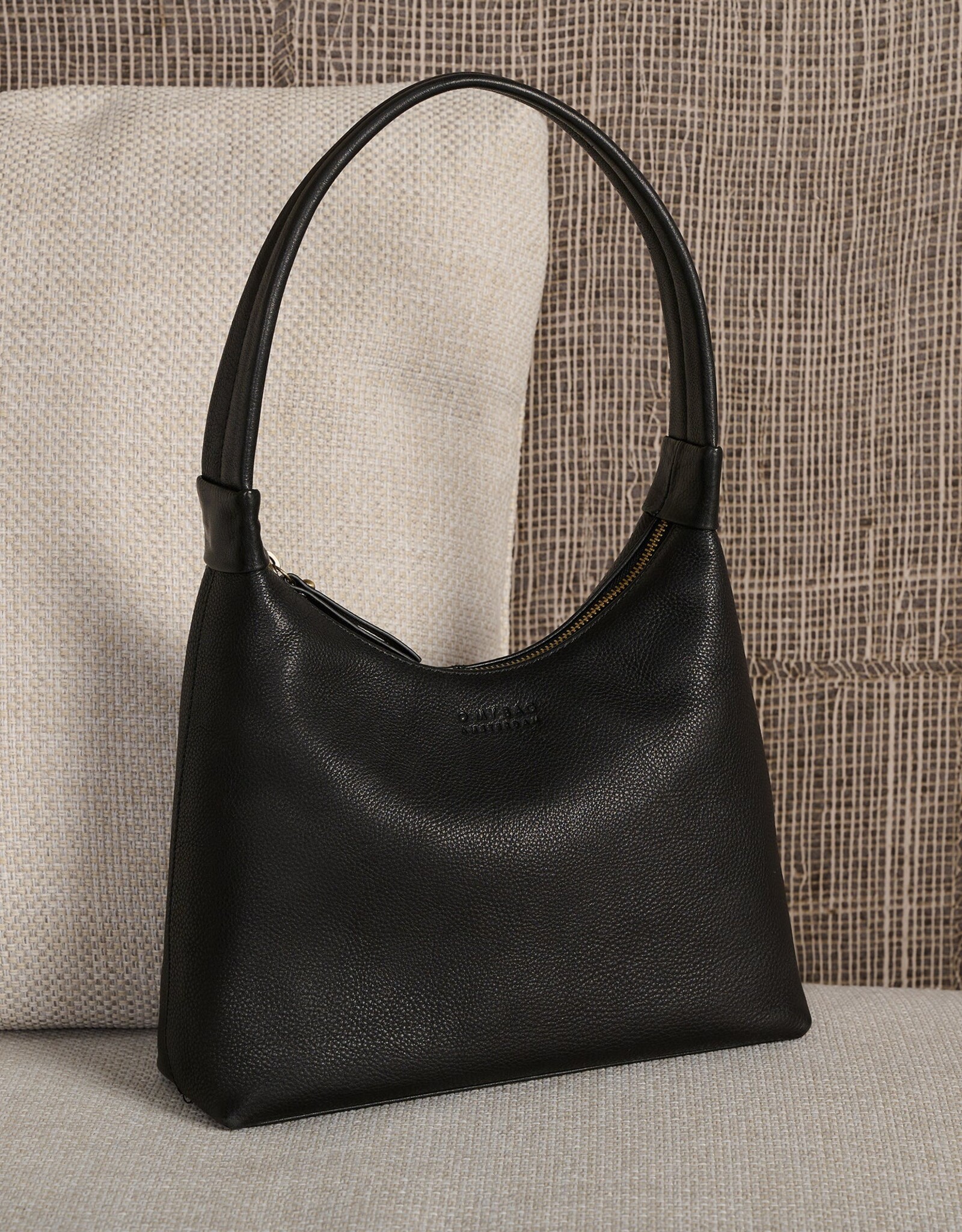 O My Bag Nora - black soft grain leather