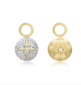 Ania Haie Charm oorbel Pavé star sphere