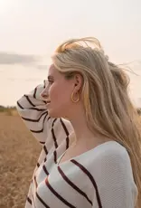 Zusss Ovalen oorringen goud
