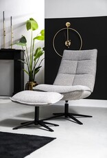 Lounge stoel - Marcy met voetbank
