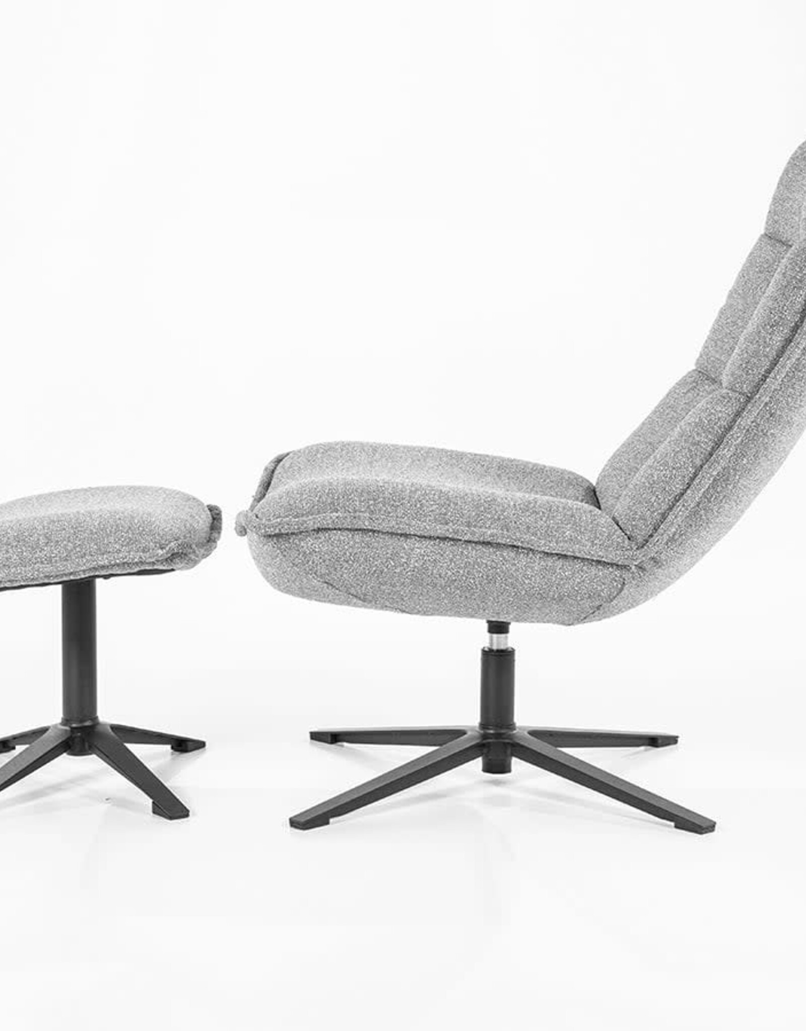 Lounge stoel - Marcy met voetbank