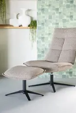 Lounge stoel - Marcy met voetbank