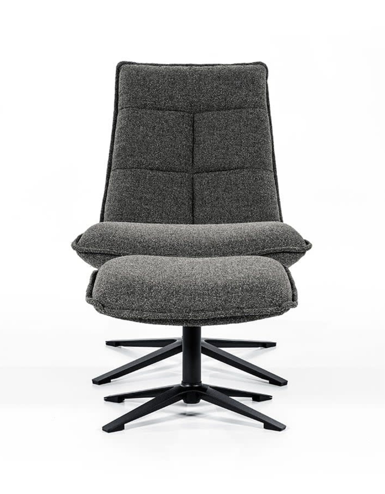 Lounge stoel - Marcy met voetbank