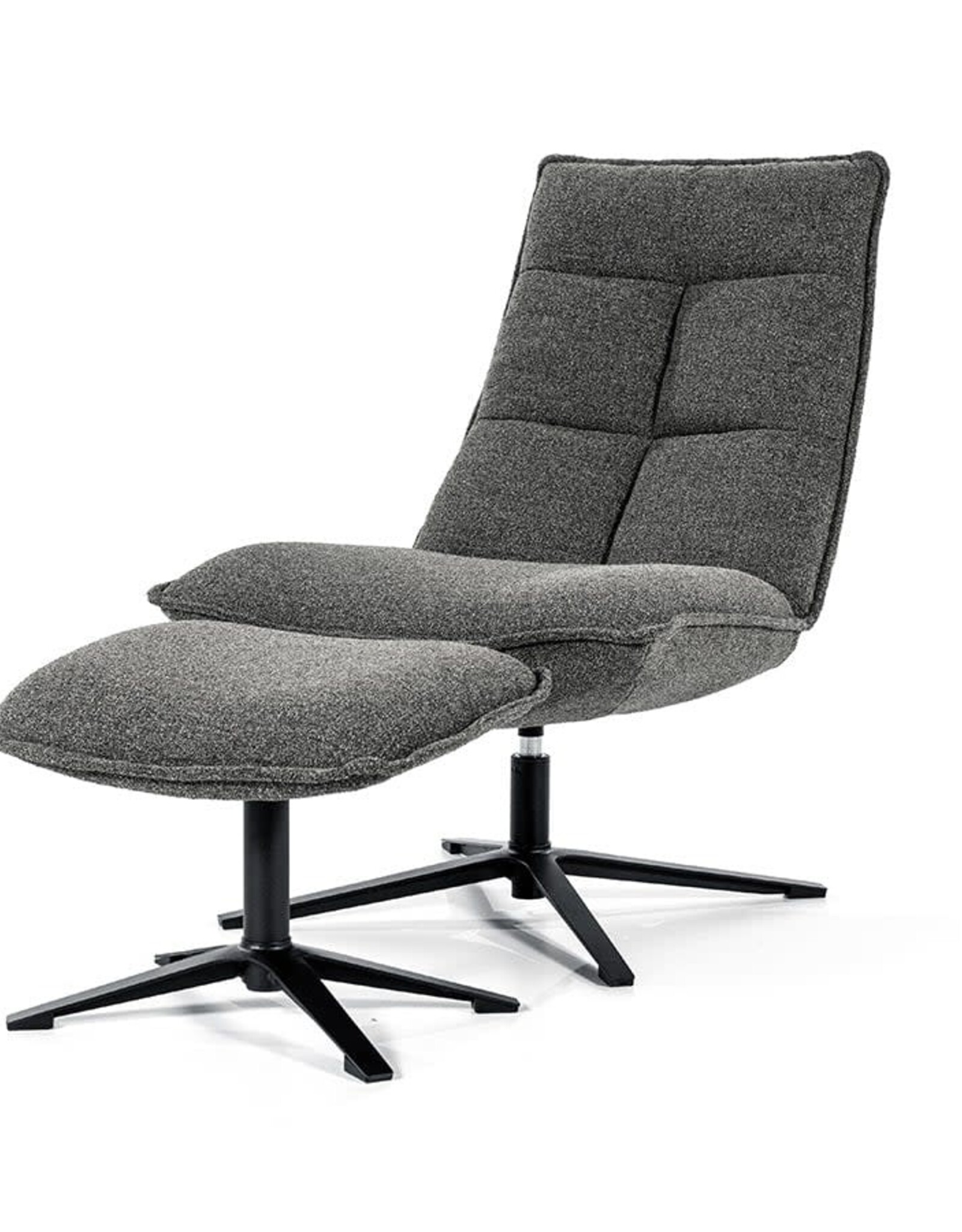 Lounge stoel - Marcy met voetbank