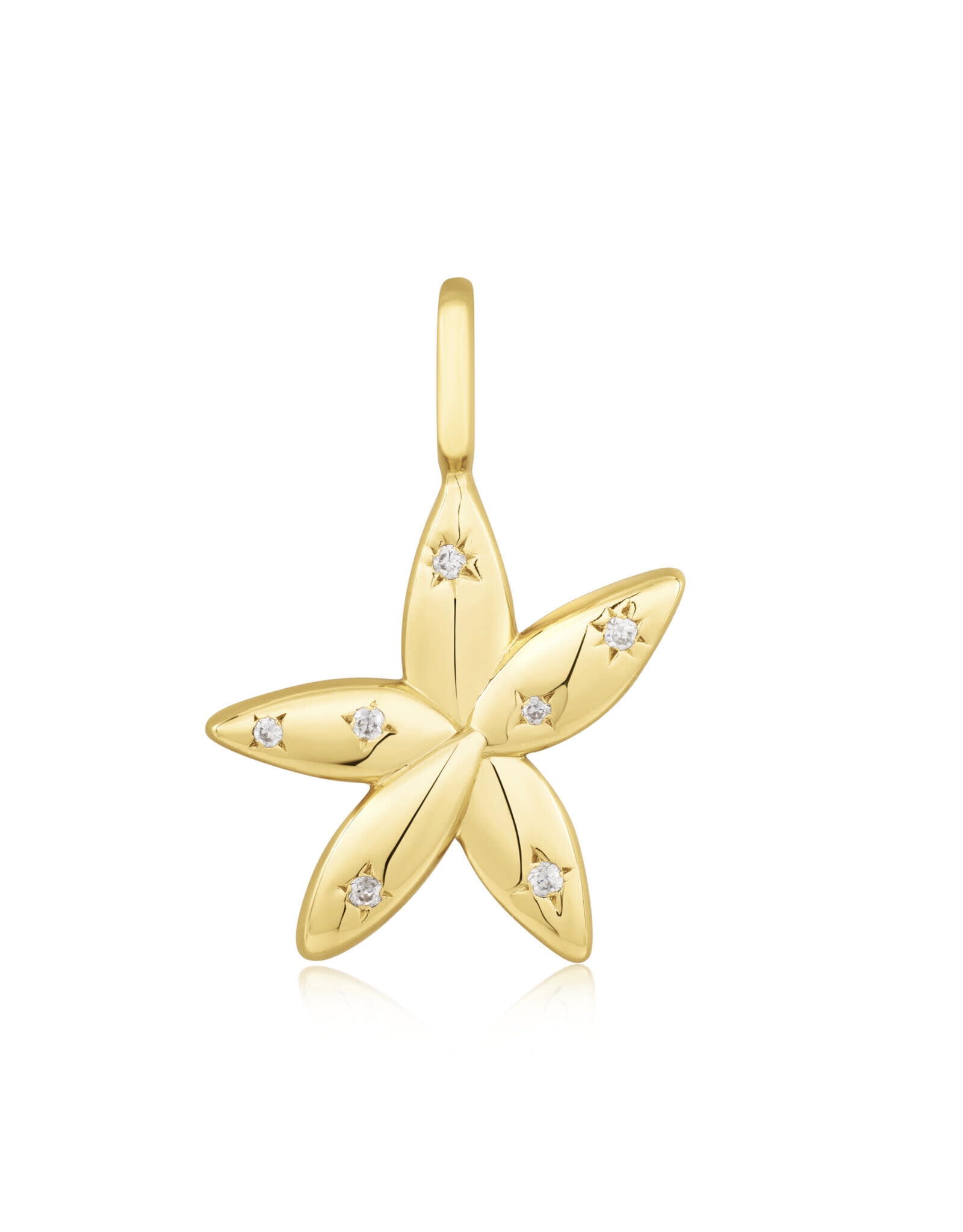 Ania Haie Ania Haie - Gold sparkle flower charm