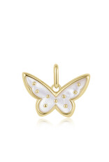 Ania Haie Ania Haie - Gold mother of pearl butterfly charm