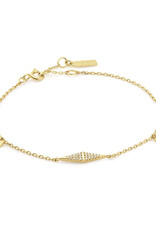 Ania Haie Ania Haie - Gold geometric chain armband