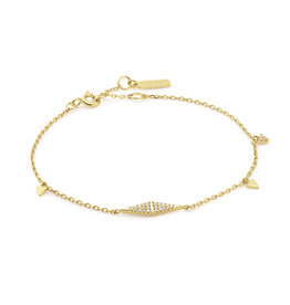 Ania Haie Armband - Geometric chain armband - gold
