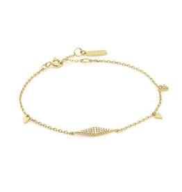 Ania Haie Armband - Geometric chain armband - goud