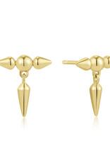 Ania Haie Oorbellen - Point stud - goud