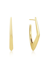 Ania Haie Oorbellen - Geometric hoop - goud