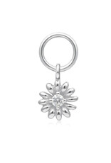 Ania Haie Charm - Oorbel - Silver daisy - zilver