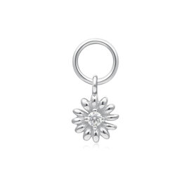 Ania Haie Charm - Oorbel - Silver daisy - zilver