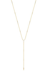 Ania Haie Ketting - Sparkle point y - goud