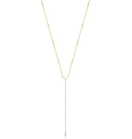 Ania Haie Ania Haie - Gold sparkle point y ketting