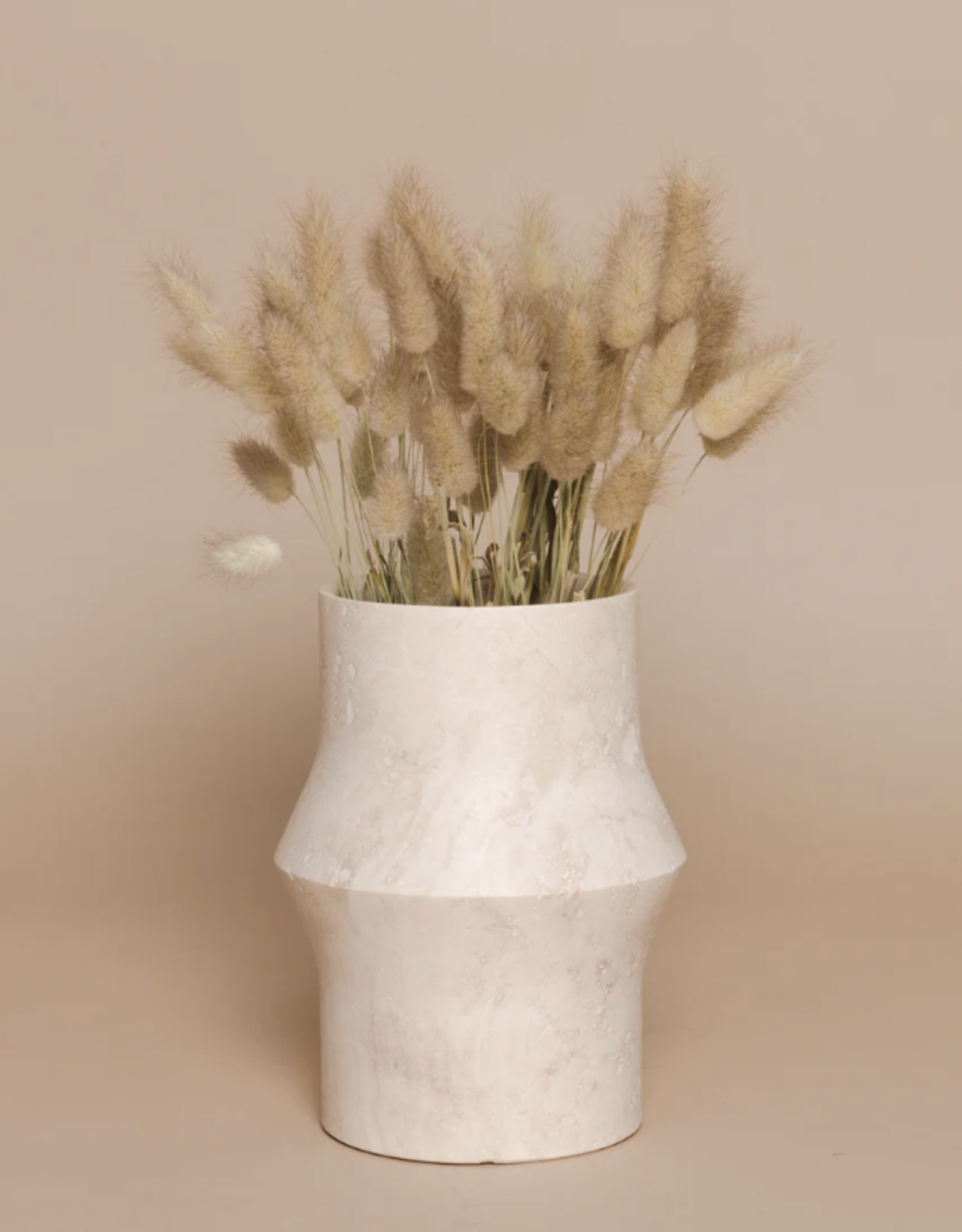 Mooisa Design vaas travertine 20x12cm