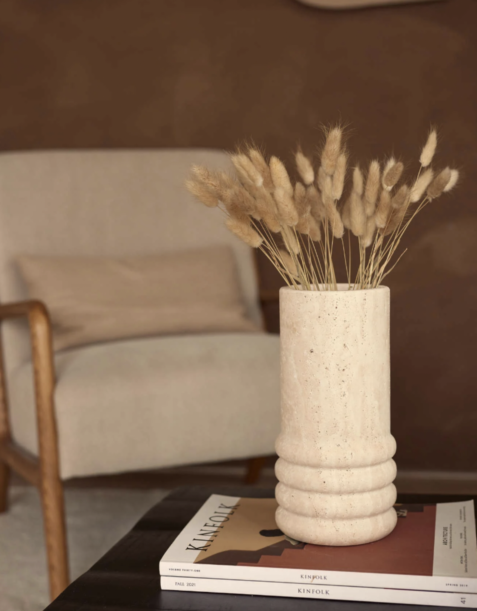Mooisa Travertine Moli vaas