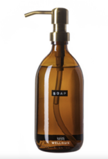 Wellmark Handzeep 500ml amber zwart eigen tekst