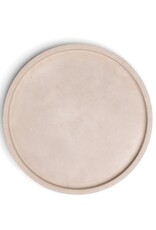 Mooisa Schaal - Travertine rond met rand - dia45 cm