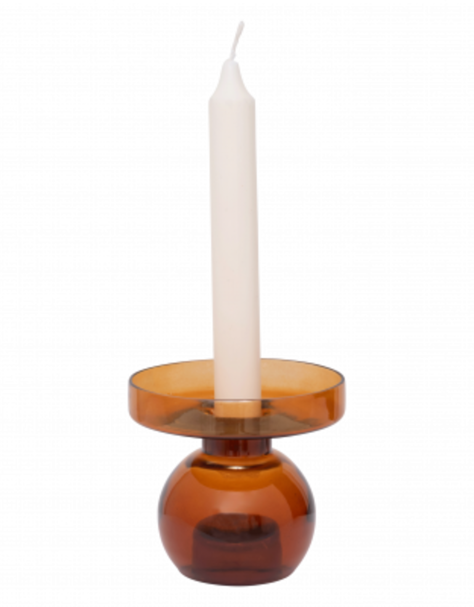 Urban Nature Culture Urban Nature Culture - Candle holder both sides - Apricot orange