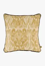 Zusss Kussen - ikat print 45x45cm Oker/ecru