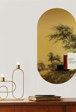 Groovy Magnets Magneetsticker- ovaal forest goud