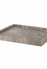 Bloomingville Bloomingville - Majsa Tray - Brown - Square - Marble