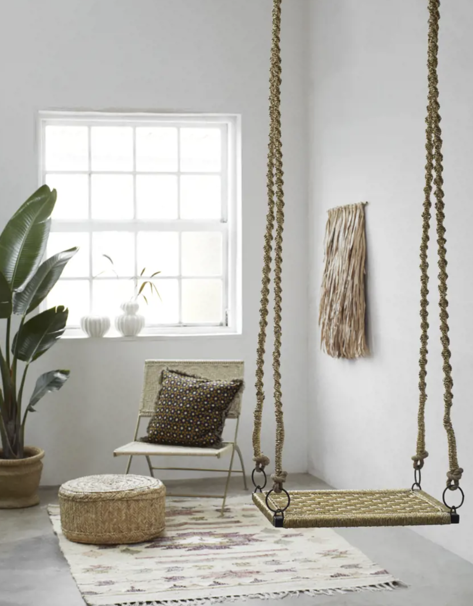 Madam Stoltz Wand deco - Water Hyacinth