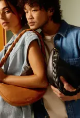 O My Bag Braided shoulder Strap - Wild Oak soft grain leather