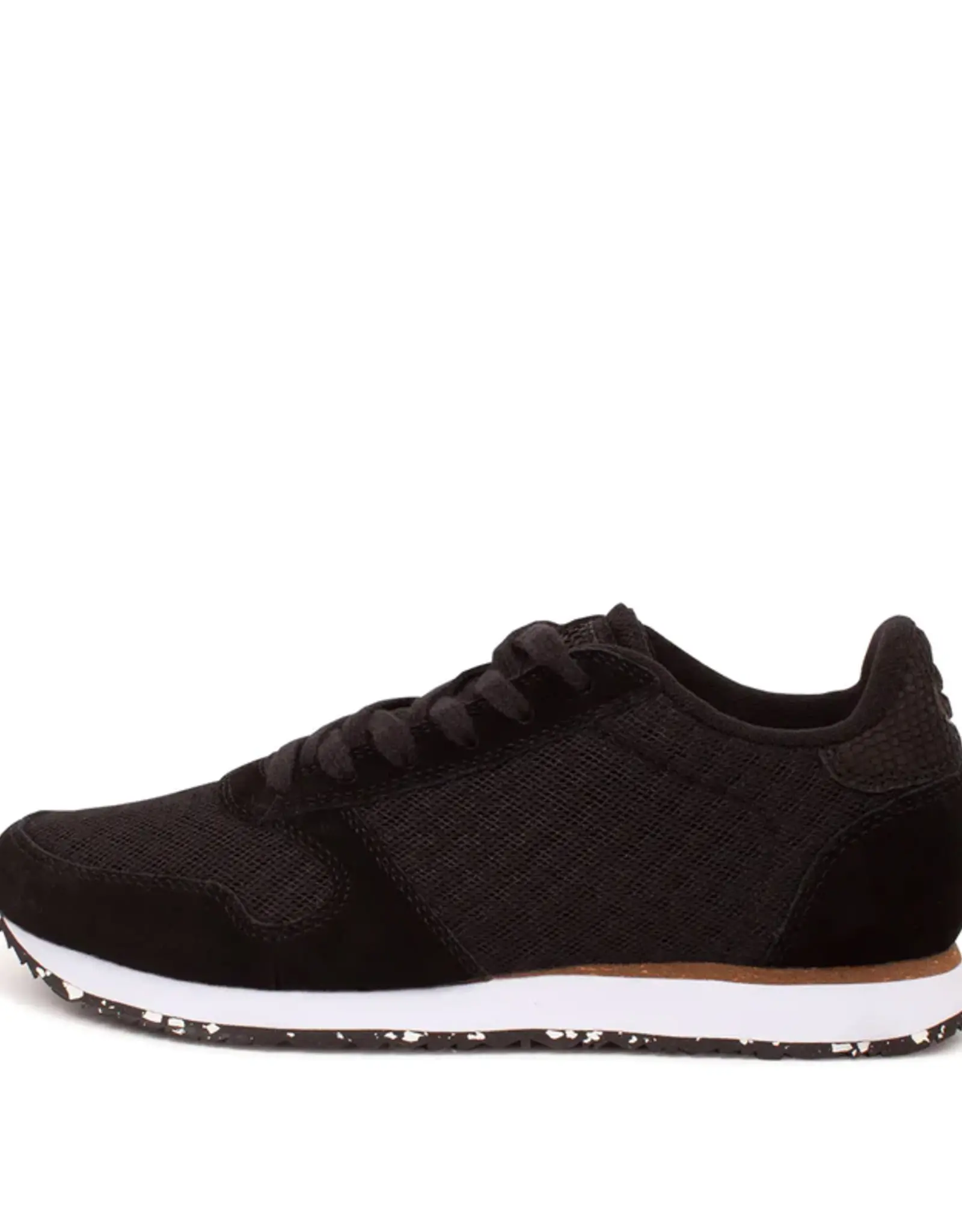 Woden Ydun - suede mesh black