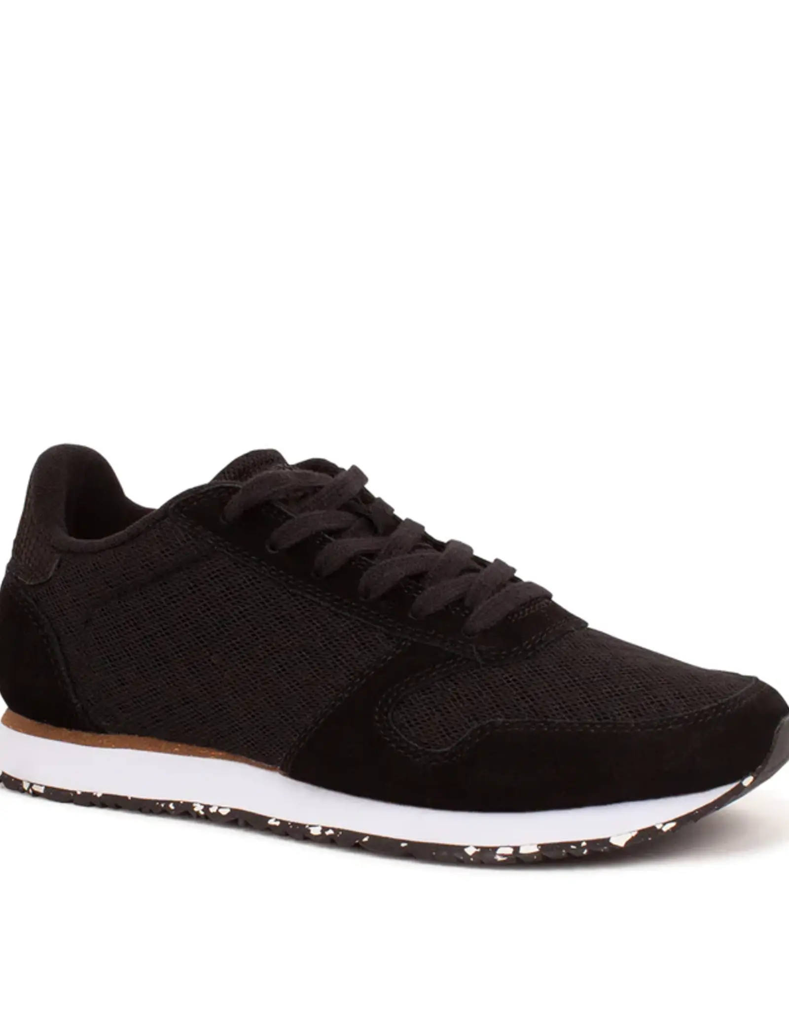 Woden Ydun - suede mesh black