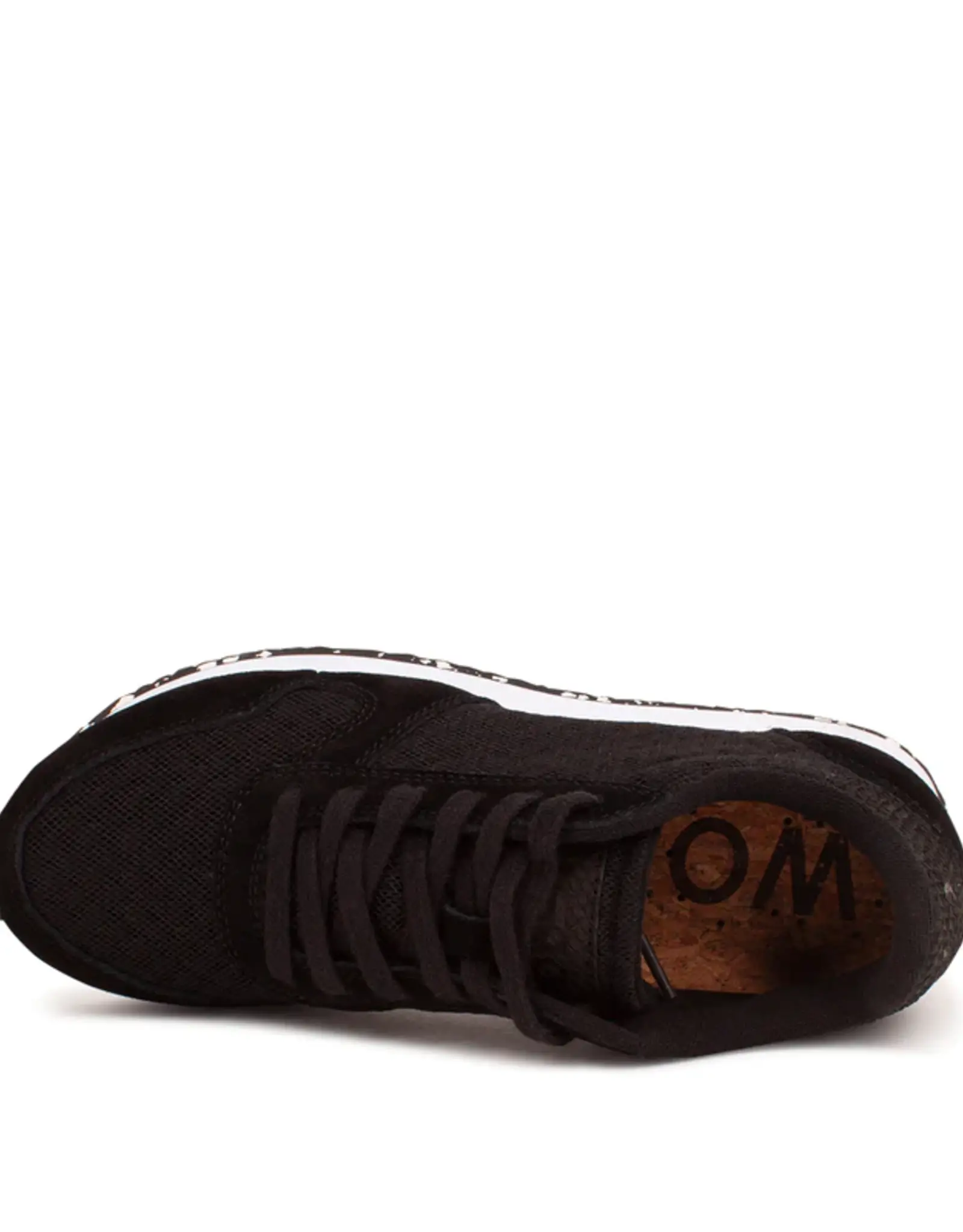 Woden Ydun - suede mesh black