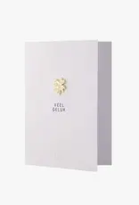 Zusss Kaart - Met broche - Veel geluk
