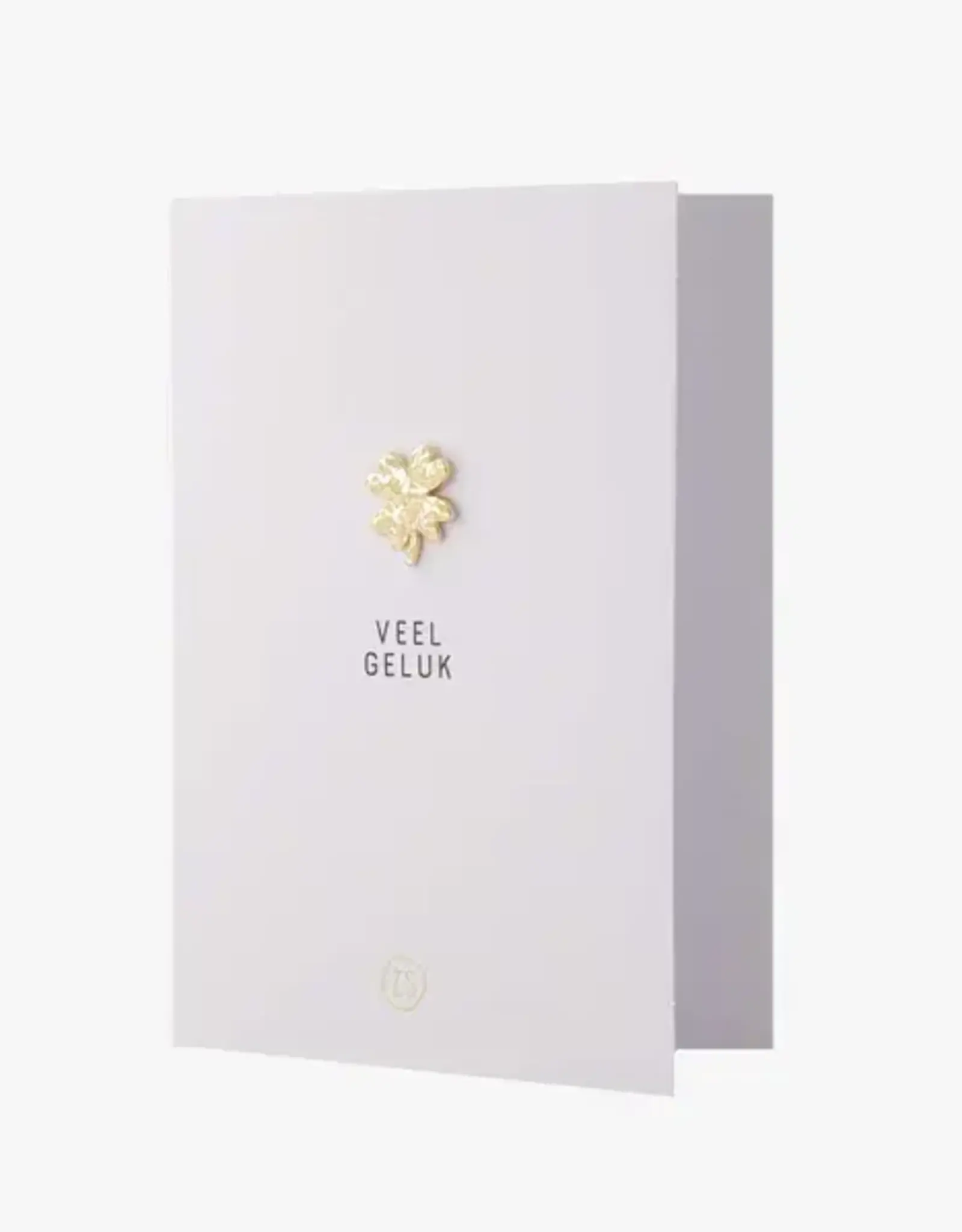 Zusss Kaart - Met broche - Veel geluk