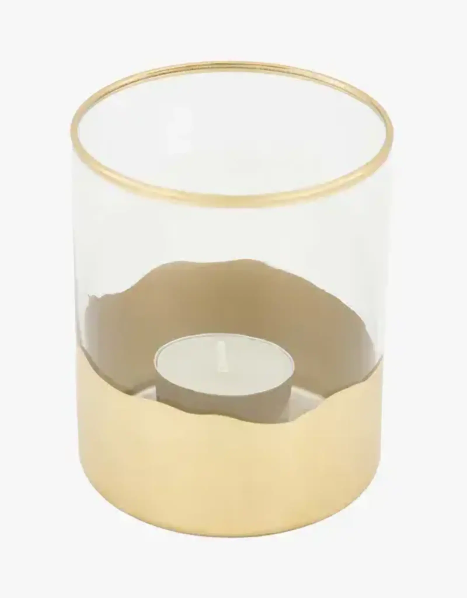 Zusss Theelichtje - Glazen goud S