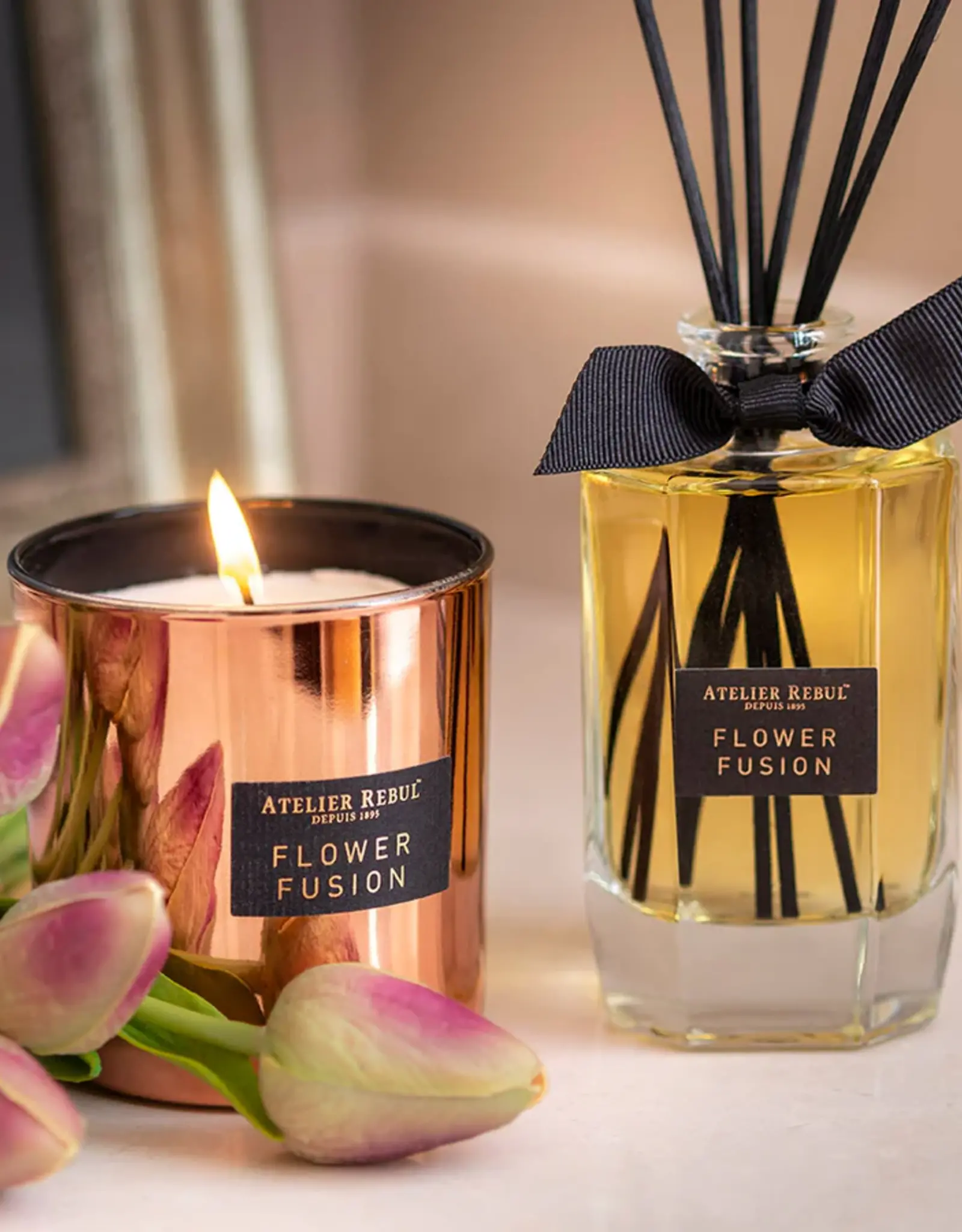 Atelier Rebul Flower fusion - Scented candle 210gr