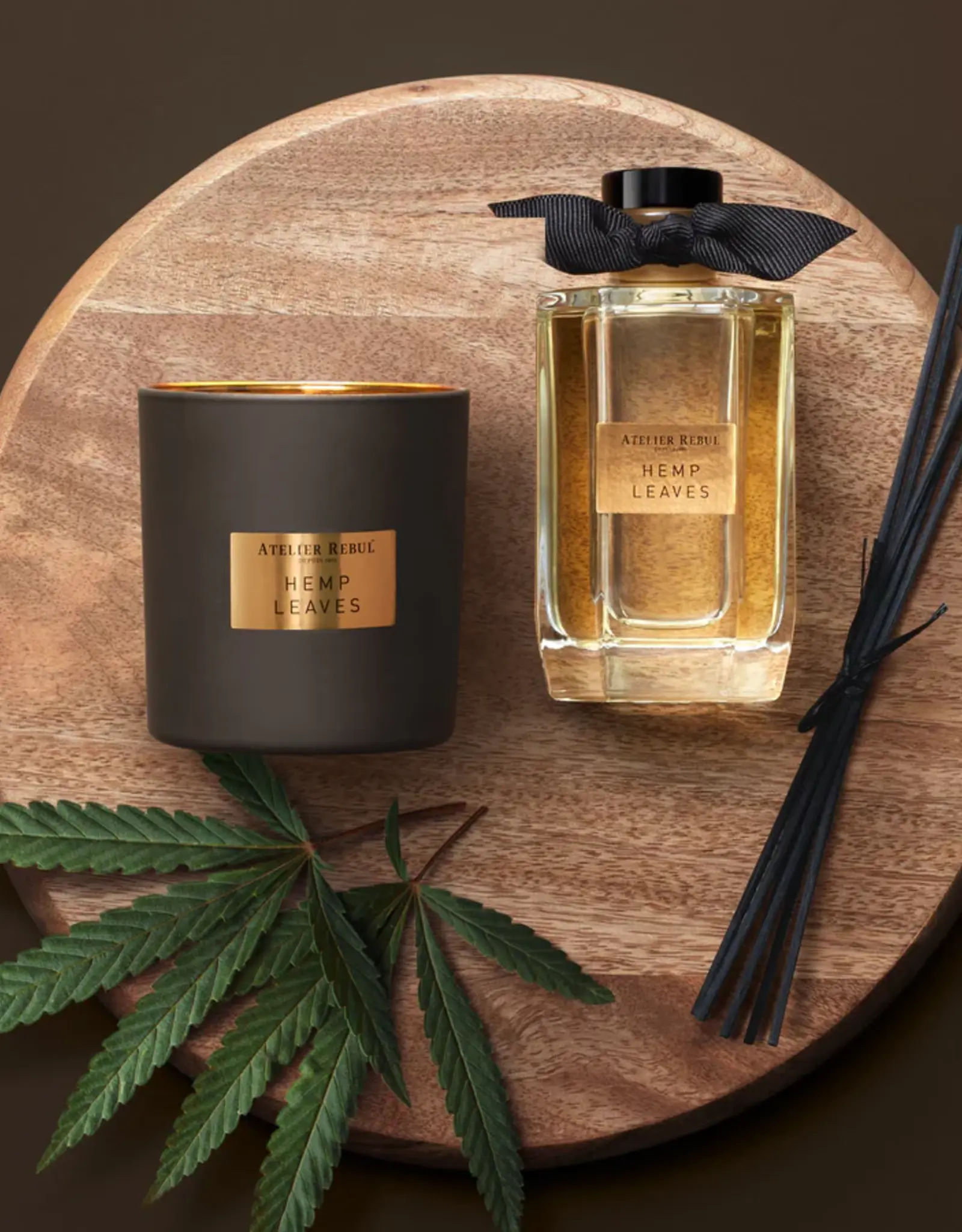 Atelier Rebul Atelier rebul - Hemp leaves reed diffuser 200ml