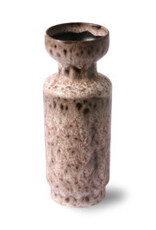 HKliving Hk living - ceramic retro vase lava brown