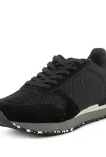 Woden Ydun - suede mesh black
