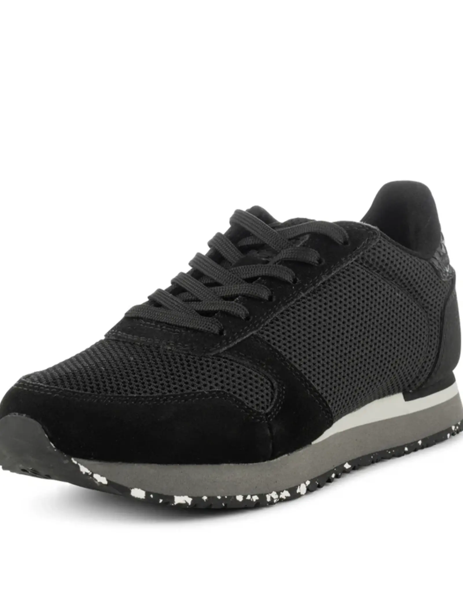 Woden Ydun - suede mesh black