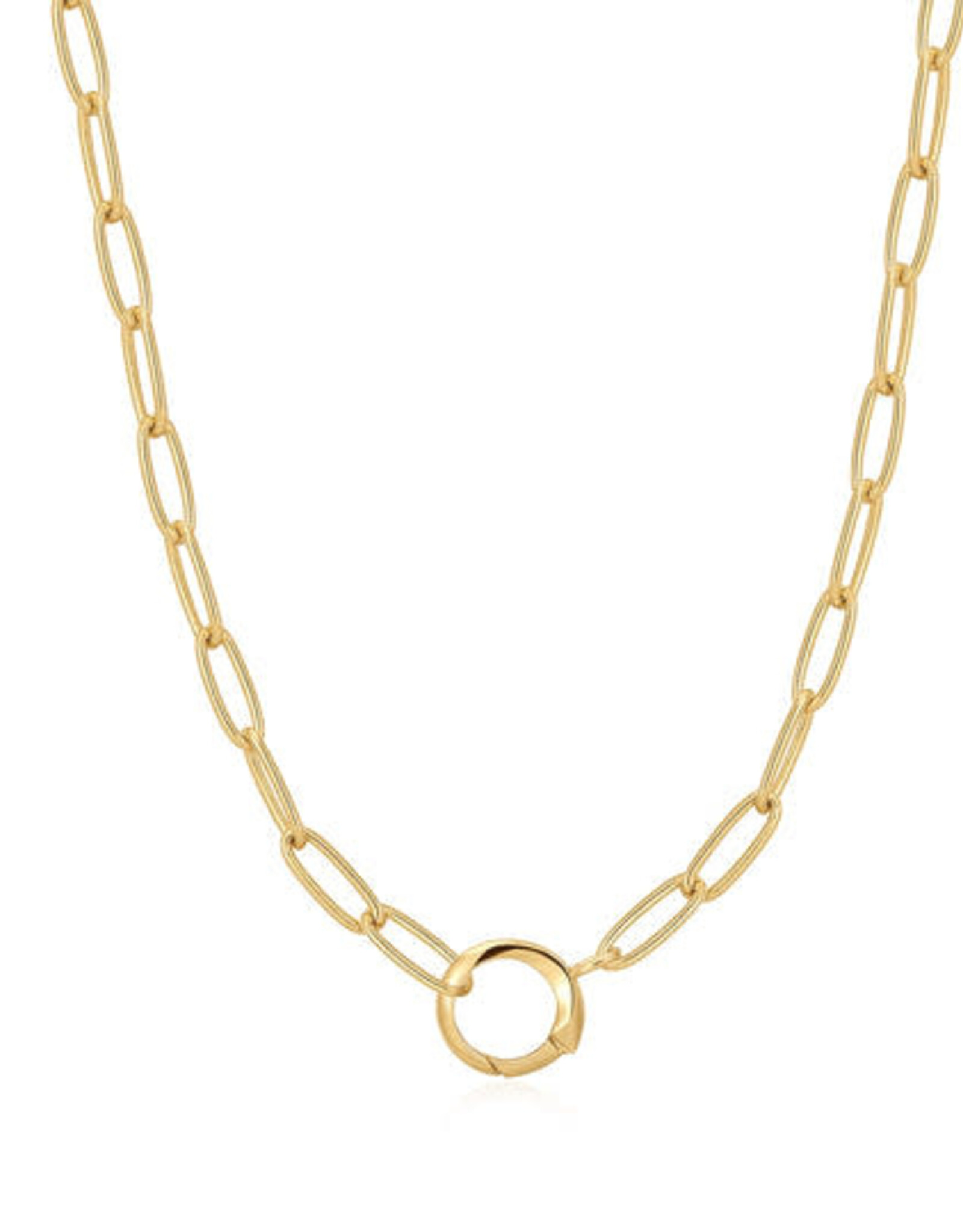 Ania Haie Ketting - Link charm chain connector - goud