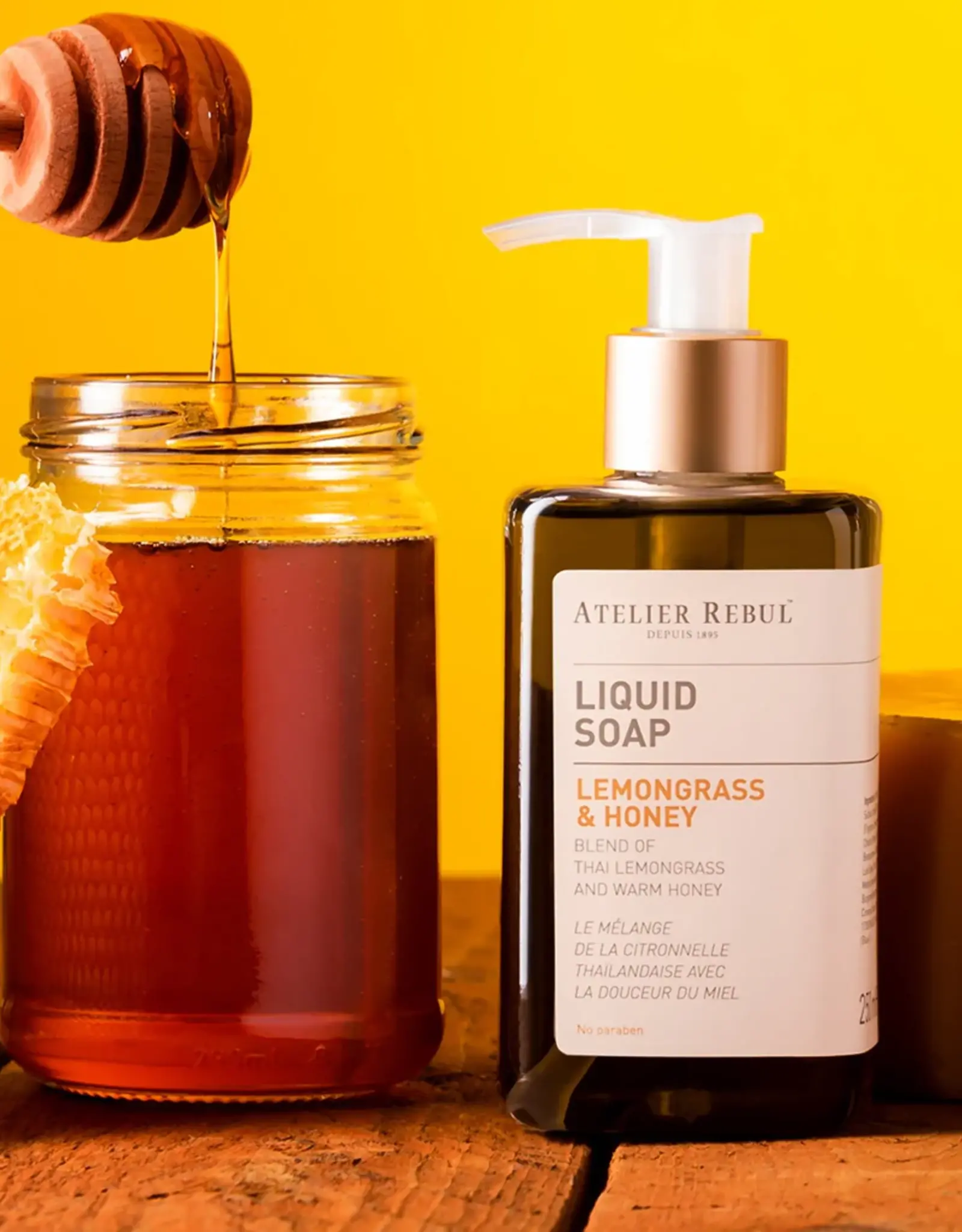 Atelier Rebul Lemongrass & Honey  - liquid soap - 250ml