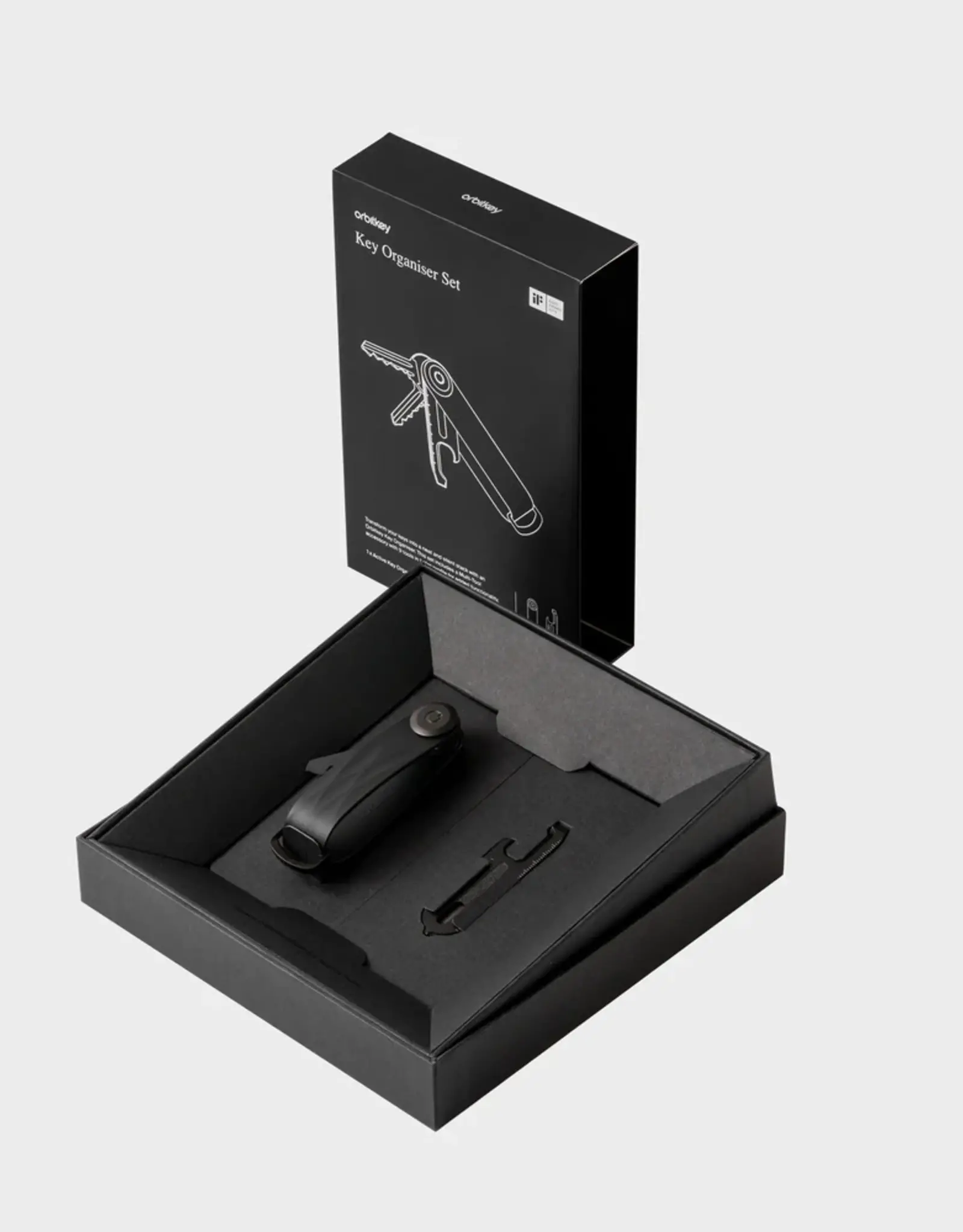 Orbitkey Giftset - Active Black + Multitool
