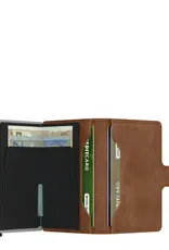 Secrid Miniwallet - Vintage Cognac - Silver