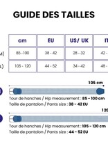 Riem gevlochten elastisch - blue
