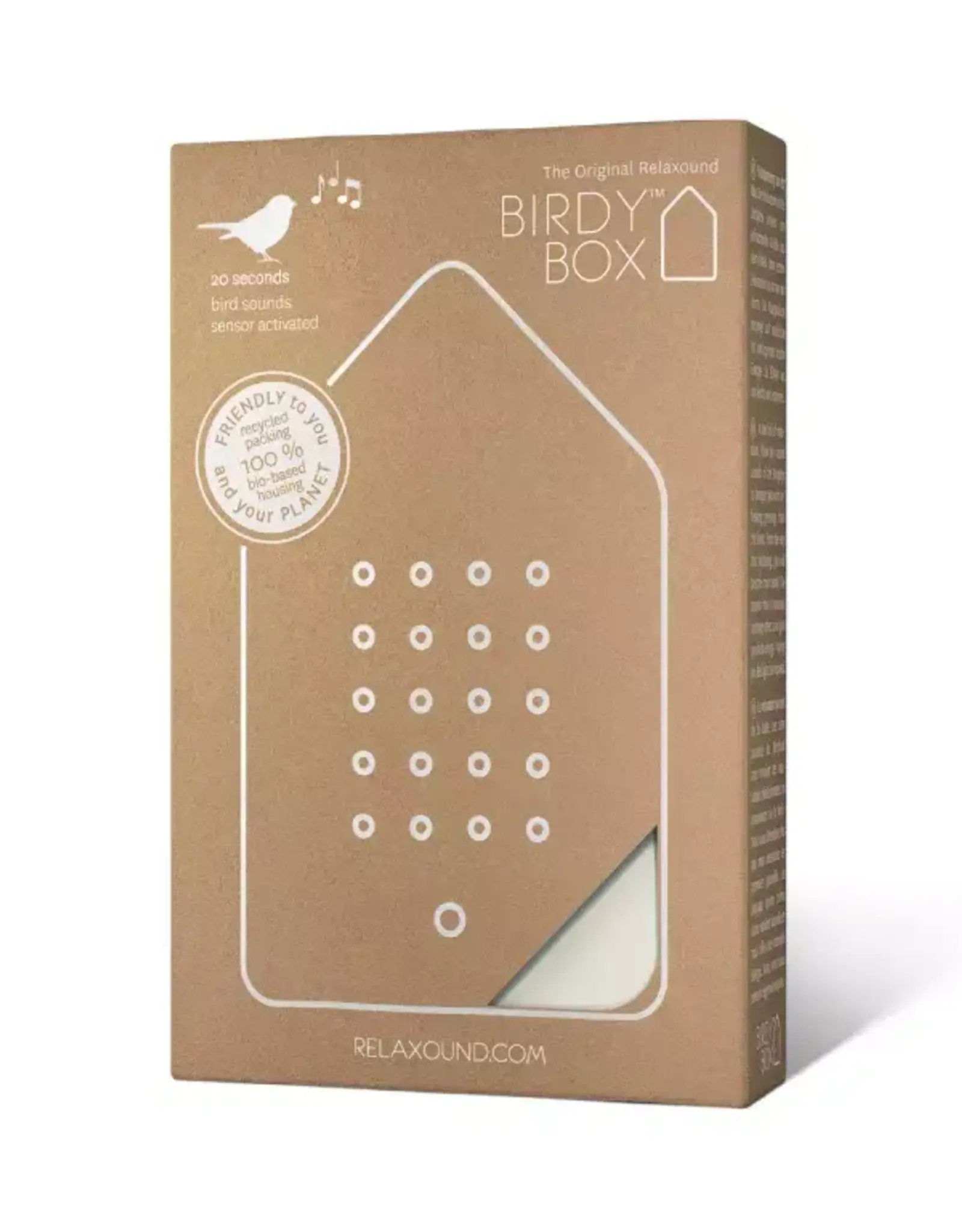 Zwitscherbox Birdybox - White Jesmonite