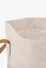 Zusss Wasmand klavertje S zand/antraciet